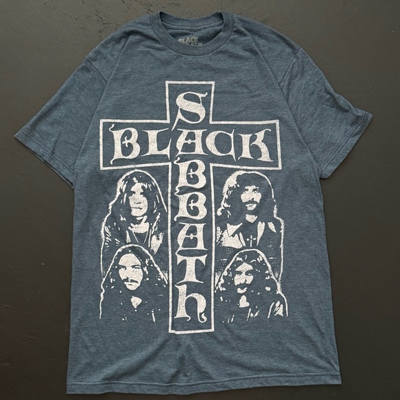 BLACK SABBATH LIGHT BLUE UNISEX T-SHIRT / M / NEW / OFFERS 🫶🏻 - Picture 1 of 2